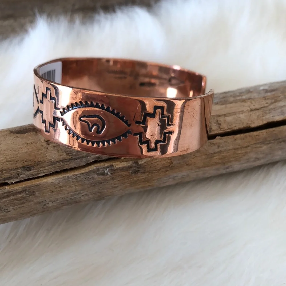 COPY - New Navajo Artisan Waylon Plummer Copper Bracelet